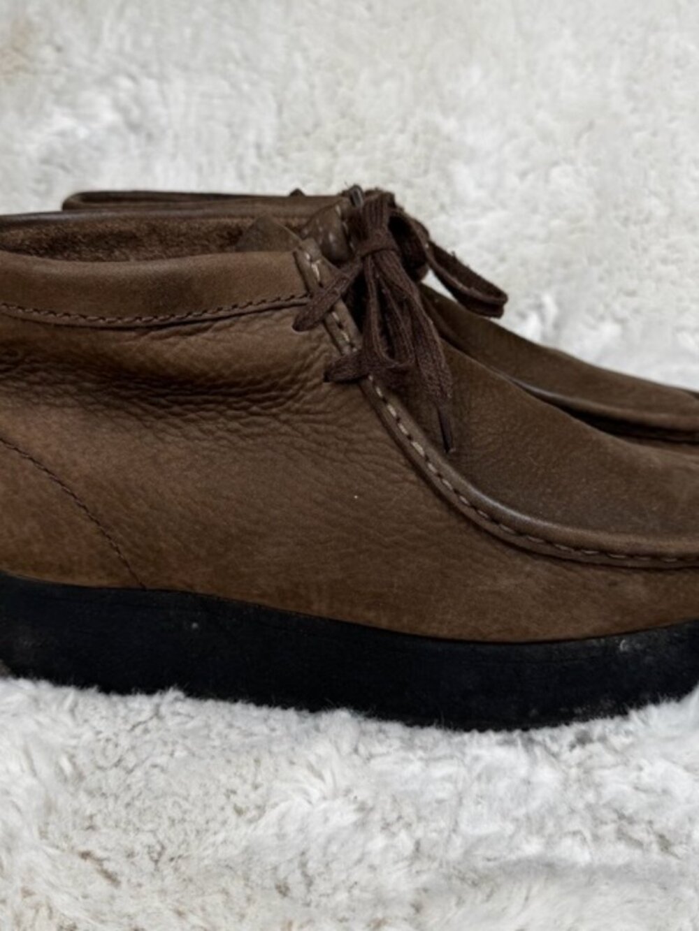 Clarks Originals Wallabees Women's Size 10 US Brown Classic Boots Mocassins